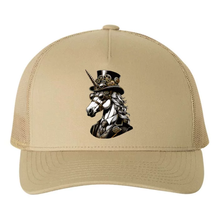 Steampunk Unicorn Steampunk Unicorn Yupoong Adult 5-Panel Trucker Hat