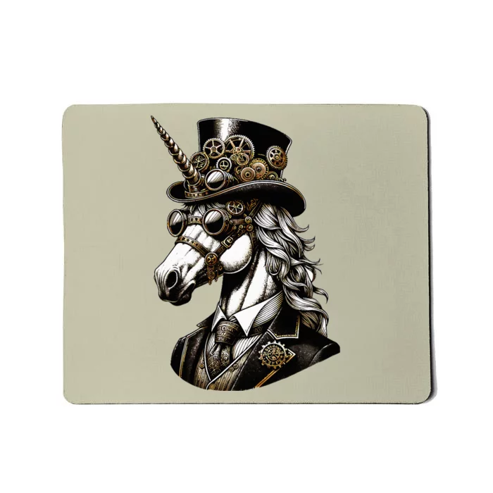 Steampunk Unicorn Steampunk Unicorn Mousepad