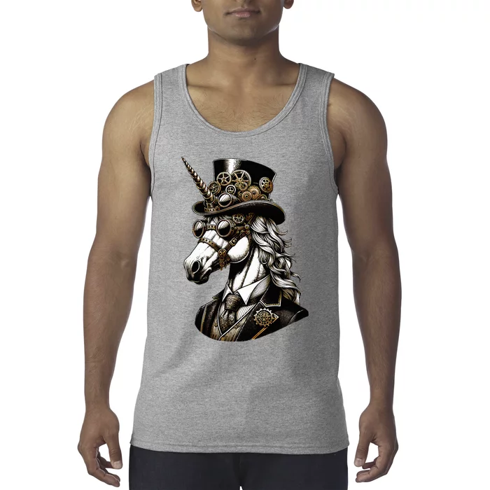 Steampunk Unicorn Steampunk Unicorn Tank Top