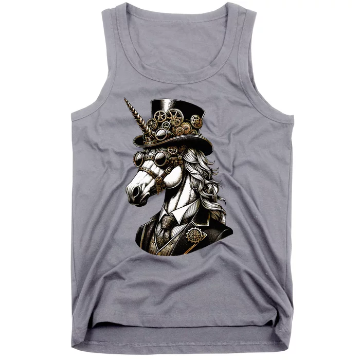 Steampunk Unicorn Steampunk Unicorn Tank Top