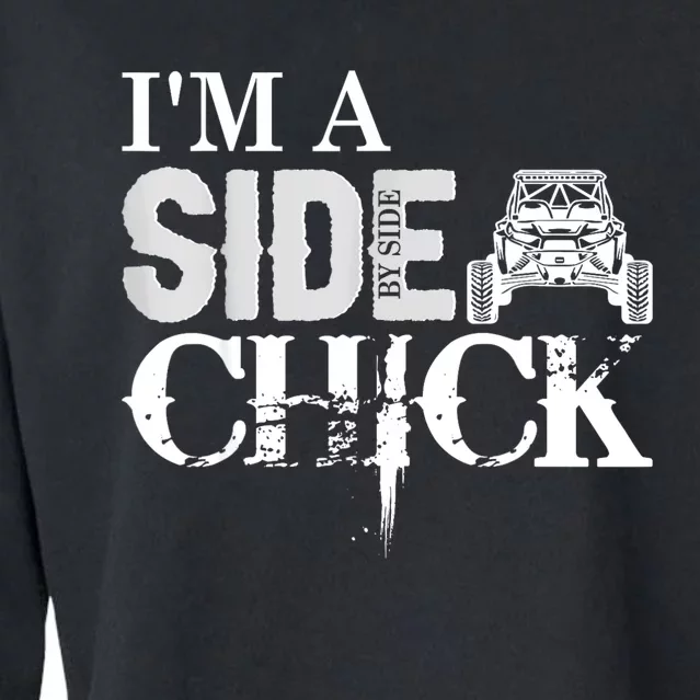 Sxs Utv Side Chick Wit & Charm Cropped Pullover Crew