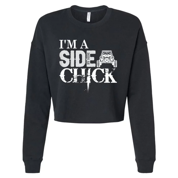 Sxs Utv Side Chick Wit & Charm Cropped Pullover Crew