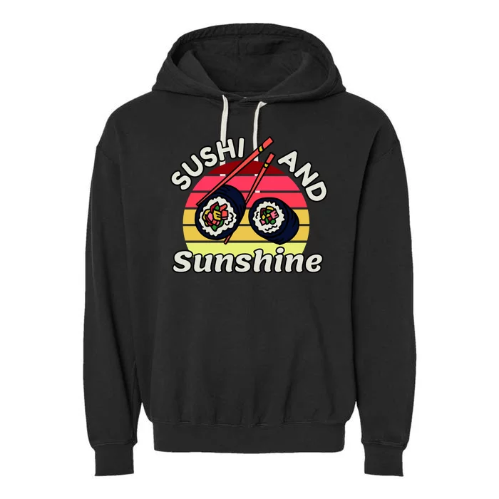 Sushi and Sunshine Garment-Dyed Fleece Hoodie