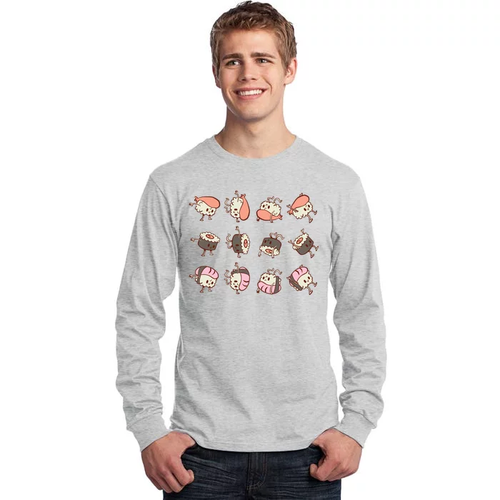 Sushi Rolls Tall Long Sleeve T-Shirt