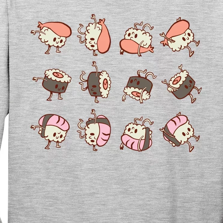 Sushi Rolls Tall Long Sleeve T-Shirt