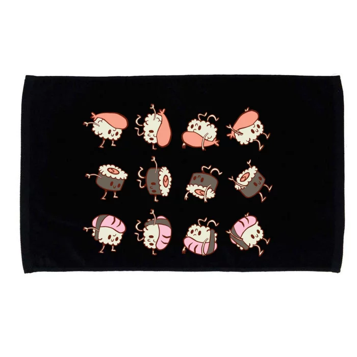 Sushi Rolls Microfiber Hand Towel