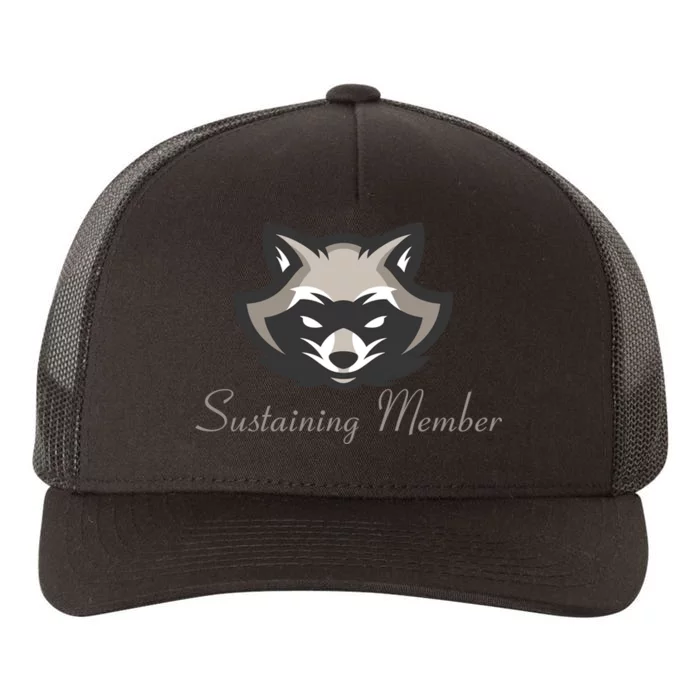 Sustaining Member Funny Raccoon Yupoong Adult 5-Panel Trucker Hat