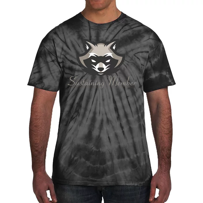 Sustaining Member Funny Raccoon Tie-Dye T-Shirt