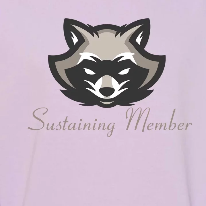 Sustaining Member Funny Raccoon Garment-Dyed Sweatshirt