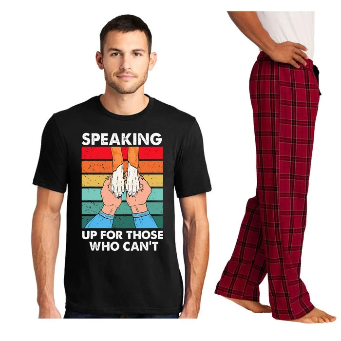 Speaking Up Those Who Cant Animal Rescue Shelter Pajama Set