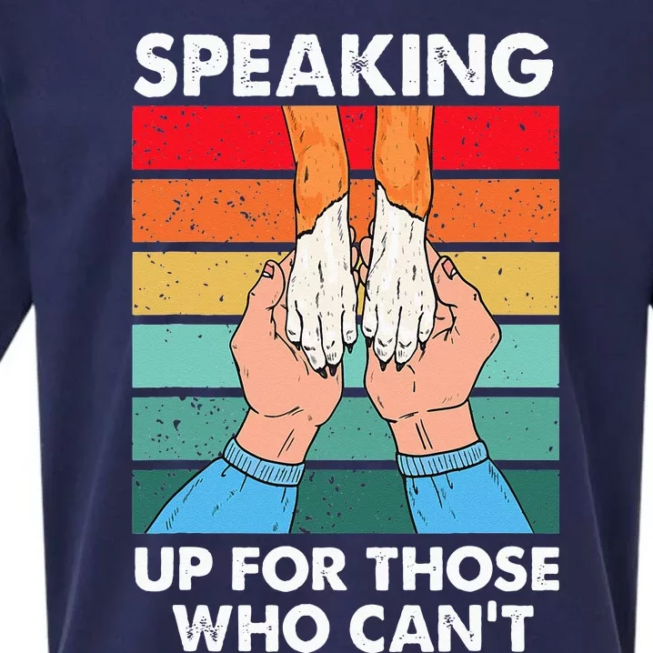 Speaking Up Those Who Cant Animal Rescue Shelter Sueded Cloud Jersey T-Shirt