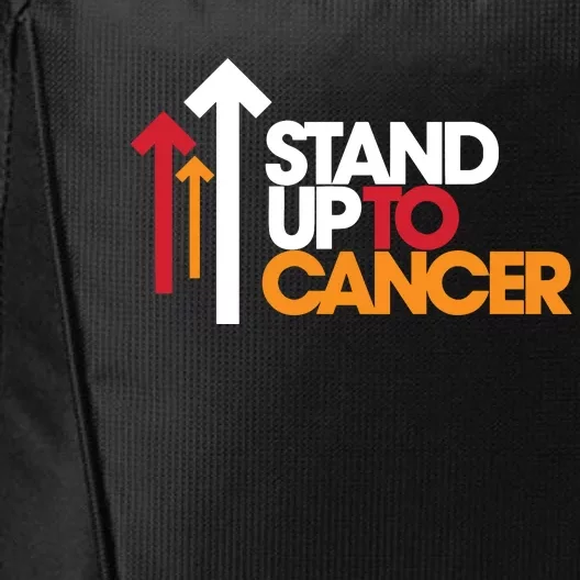 Stand. Up To Cancer Funny Cancer Awareness City Backpack