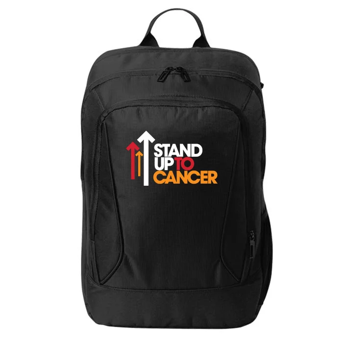 Stand. Up To Cancer Funny Cancer Awareness City Backpack