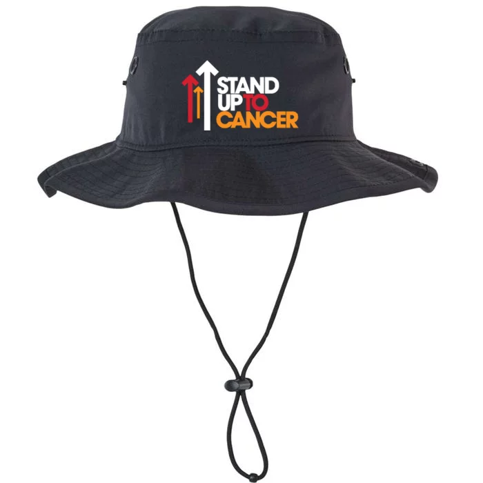 Stand. Up To Cancer Funny Cancer Awareness Legacy Cool Fit Booney Bucket Hat