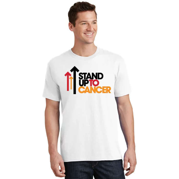 Stand. Up To Cancer Funny Cancer Awareness T-Shirt