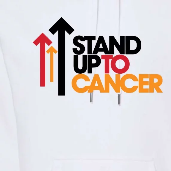 Stand. Up To Cancer Funny Cancer Awareness Premium Hoodie