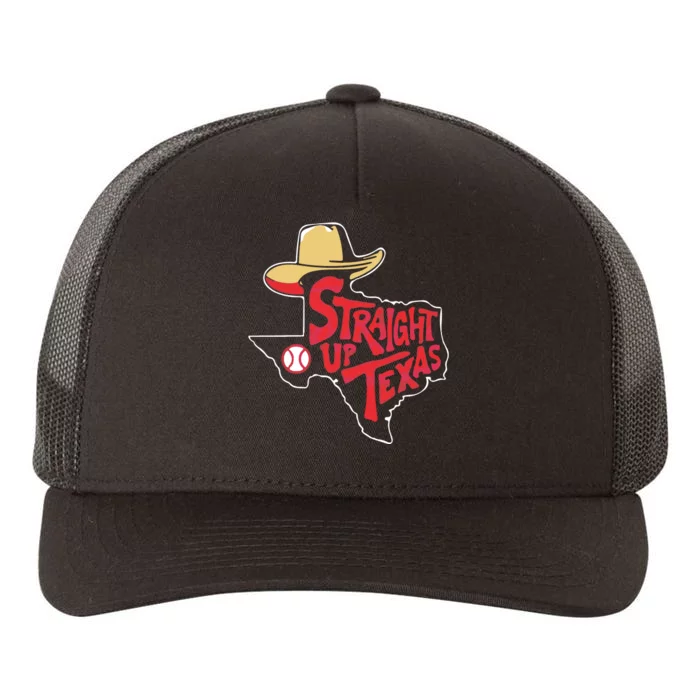 Straight Up Texas Svg Team Yupoong Adult 5-Panel Trucker Hat