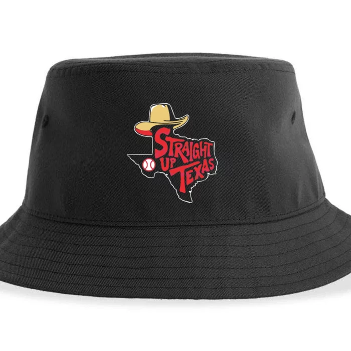 Straight Up Texas Svg Team Sustainable Bucket Hat