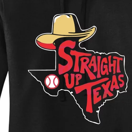 Straight Up Texas Svg Team Women's Pullover Hoodie