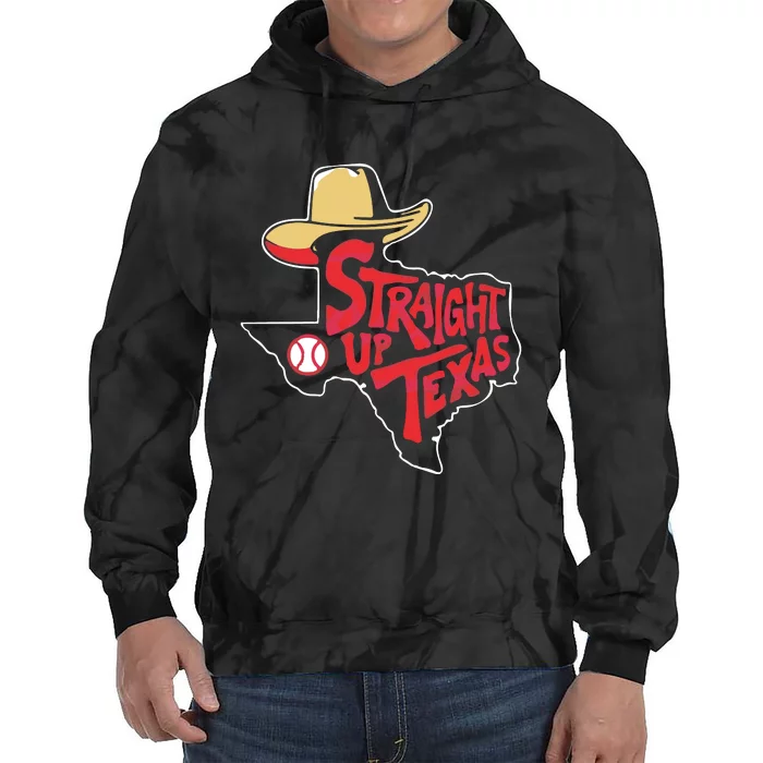 Straight Up Texas Svg Team Tie Dye Hoodie