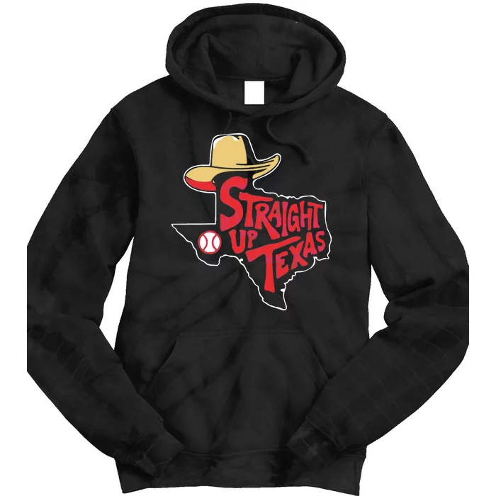 Straight Up Texas Svg Team Tie Dye Hoodie