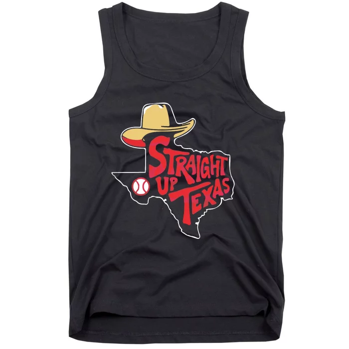 Straight Up Texas Svg Team Tank Top