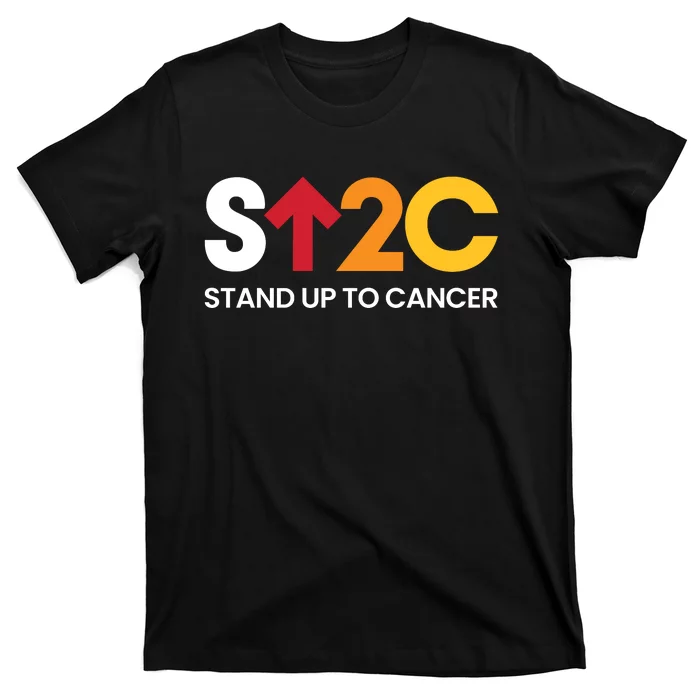 Stand. Up To Cancer Funny Cancer Awareness T-Shirt