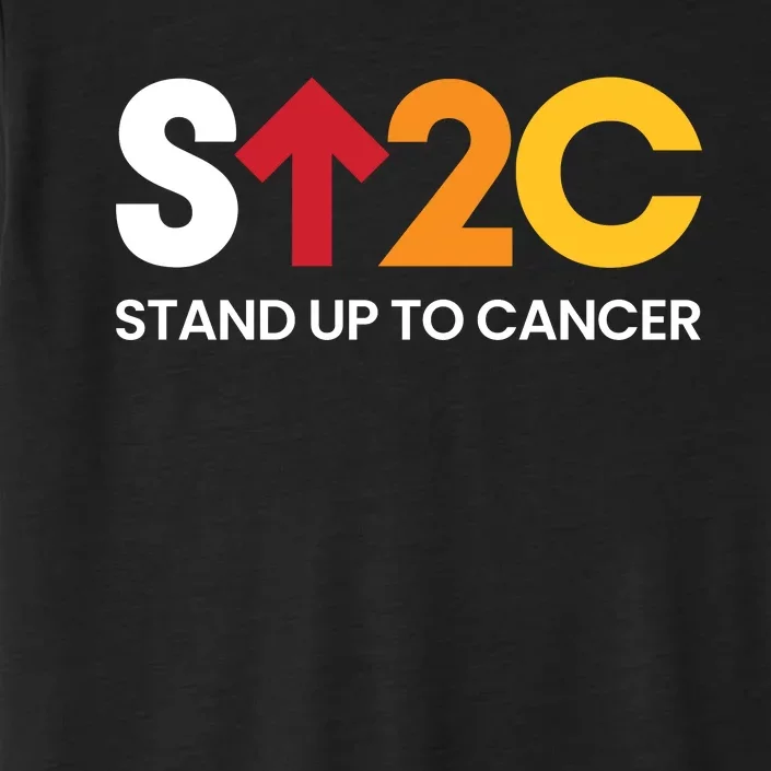 Stand. Up To Cancer Funny Cancer Awareness ChromaSoft Performance T-Shirt