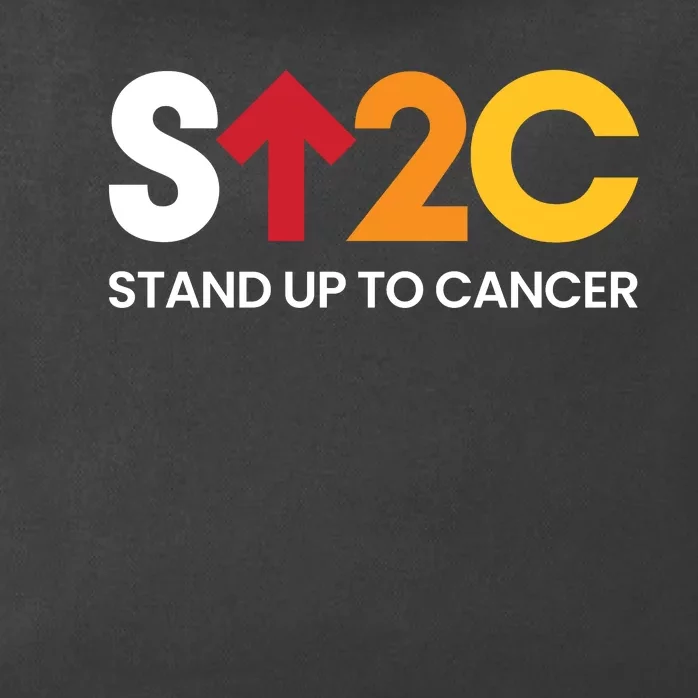 Stand. Up To Cancer Funny Cancer Awareness Zip Tote Bag