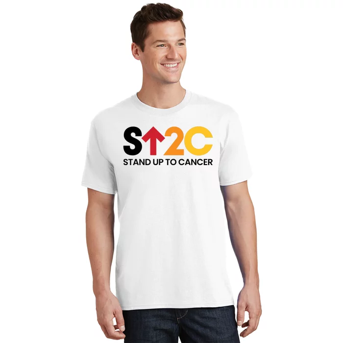 Stand. Up To Cancer Funny Cancer Awareness T-Shirt