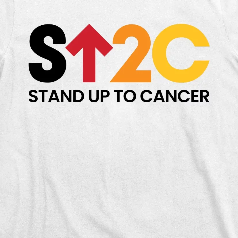 Stand. Up To Cancer Funny Cancer Awareness T-Shirt