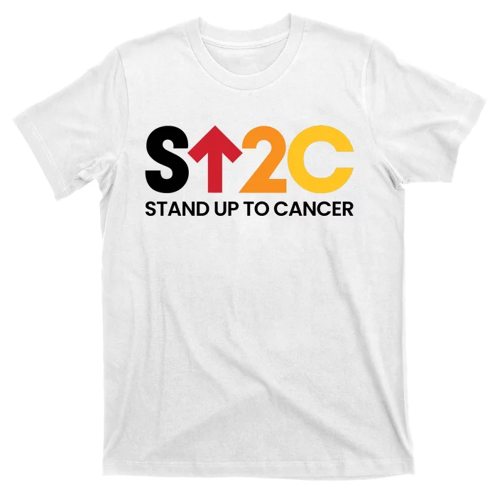 Stand. Up To Cancer Funny Cancer Awareness T-Shirt