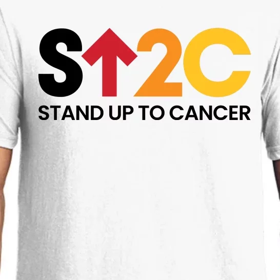 Stand. Up To Cancer Funny Cancer Awareness Pajama Set