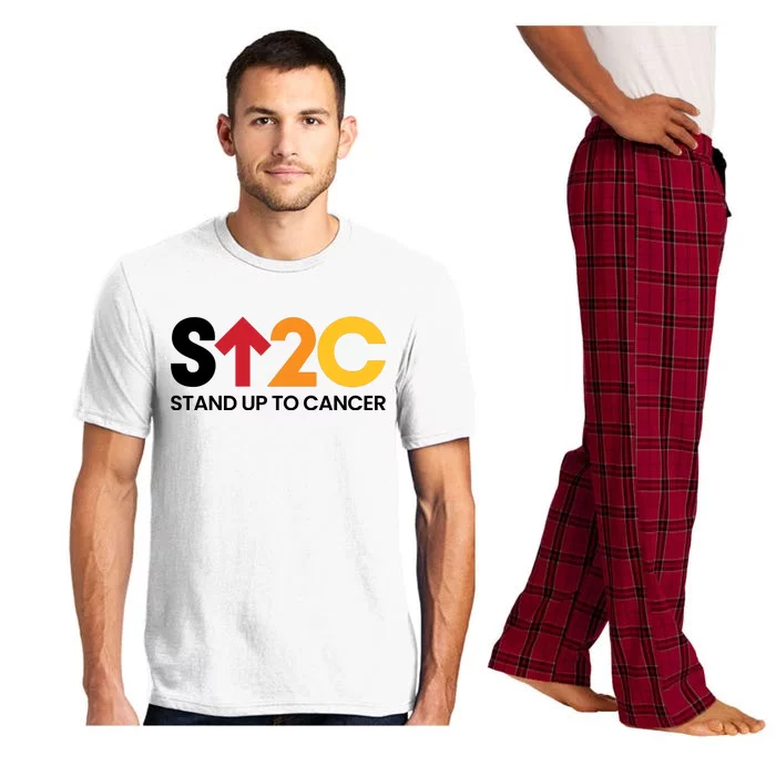 Stand. Up To Cancer Funny Cancer Awareness Pajama Set