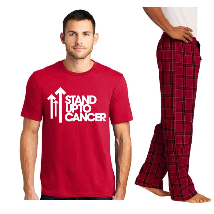 Stand. Up To Cancer Funny Cancer Awareness Pajama Set