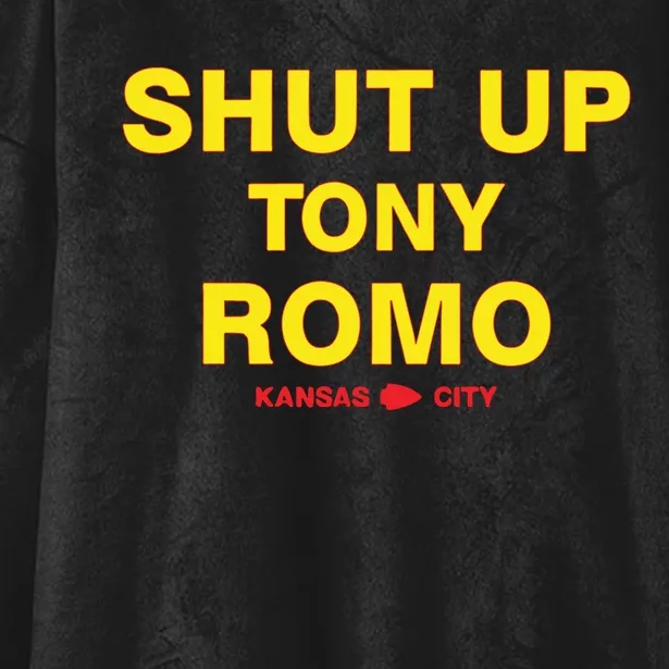 Shut Up Tony Romo Kansas City Hooded Wearable Blanket