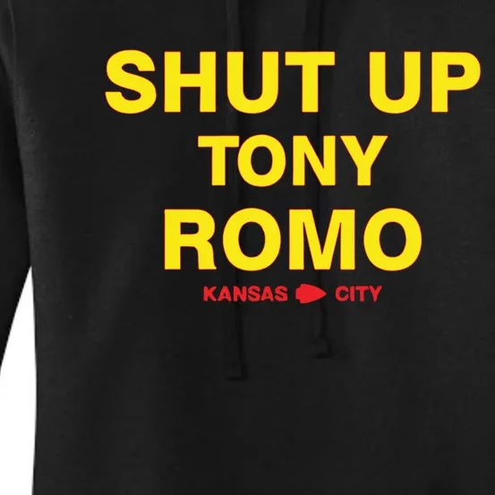 Shut Up Tony Romo Kansas City Women's Pullover Hoodie