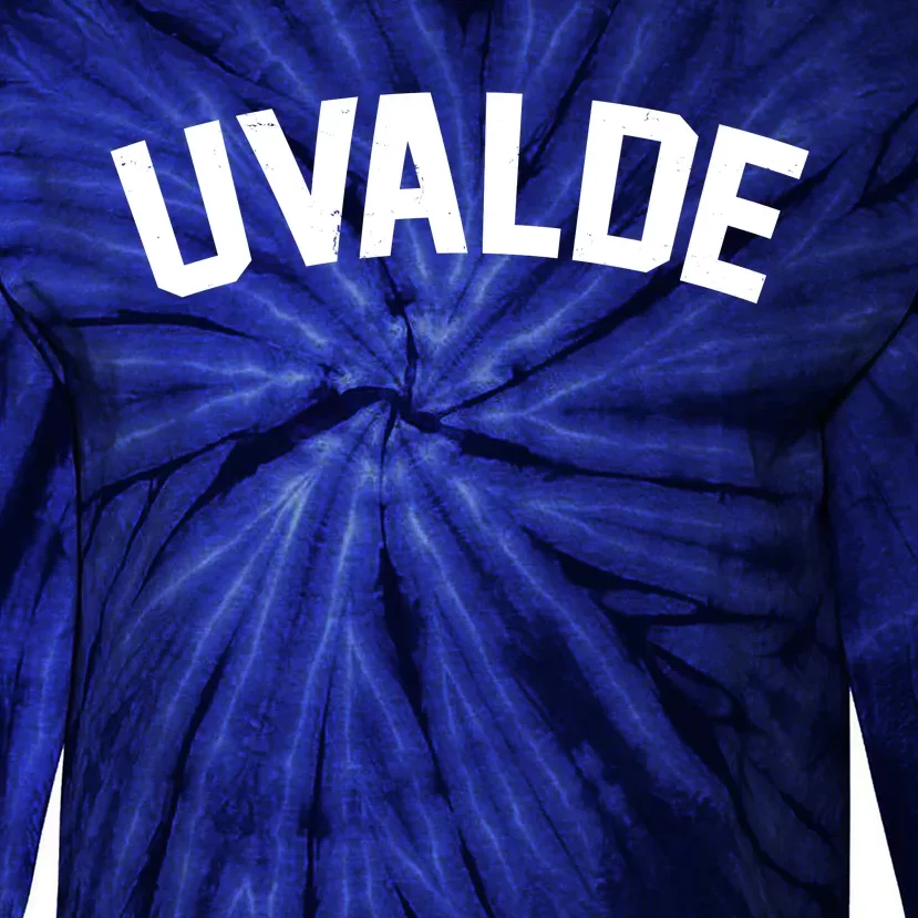 Support Uvalde Texas Strong Tie-Dye Long Sleeve Shirt