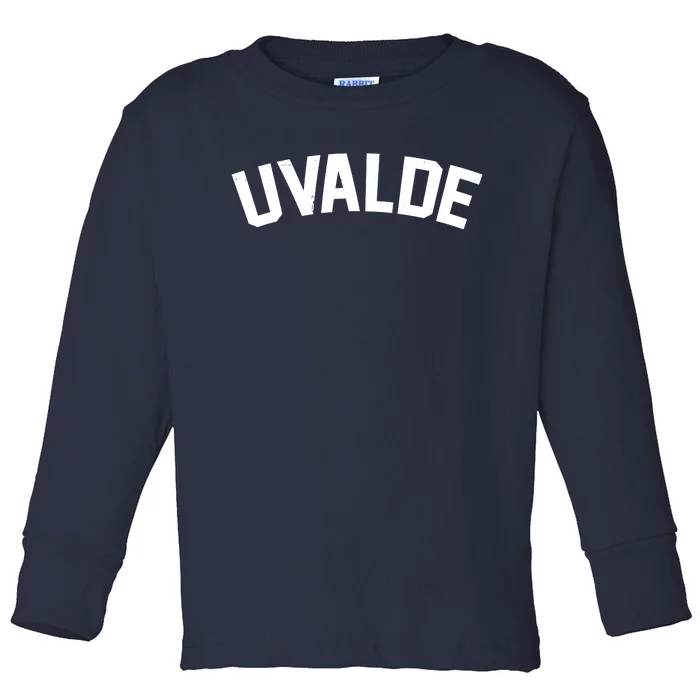 Support Uvalde Texas Strong Toddler Long Sleeve Shirt