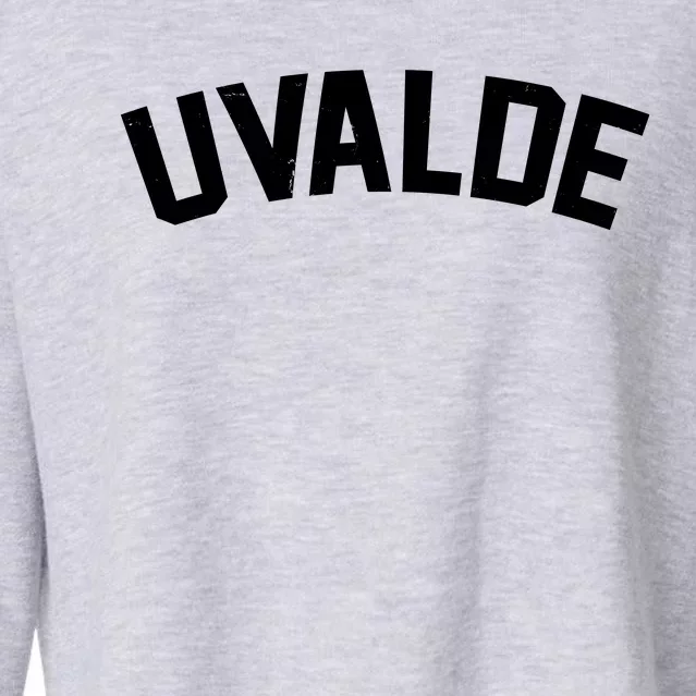 Support Uvalde Texas Strong Cropped Pullover Crew