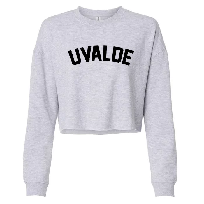 Support Uvalde Texas Strong Cropped Pullover Crew