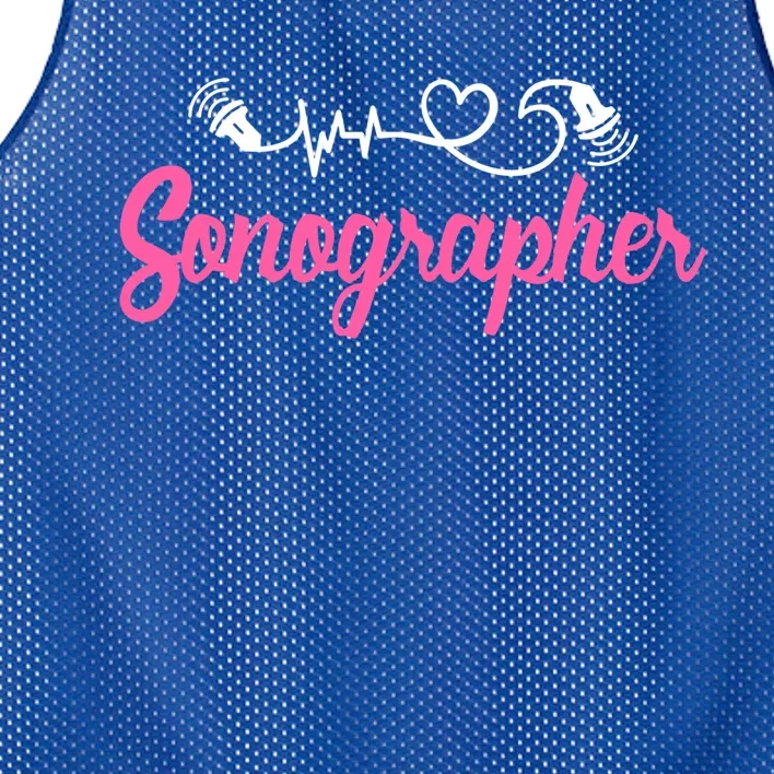 Sonographer Ultrasound Tech Sonography Technician Novelty Gift Mesh Reversible Basketball Jersey Tank