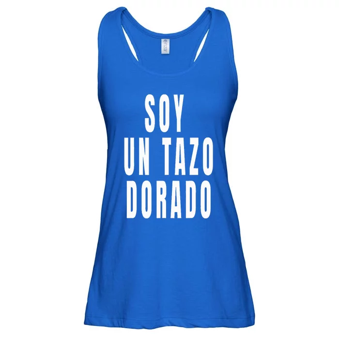 Soy Un Tazo Dorado Ladies Essential Flowy Tank