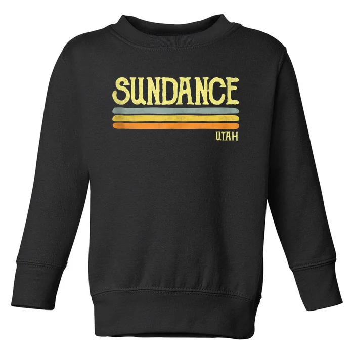 Sundance Utah Ut Souvenir Gift Toddler Sweatshirt