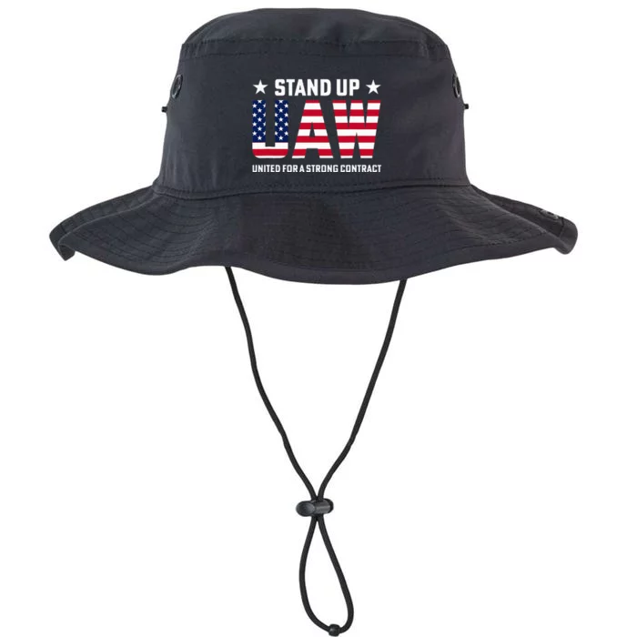 Stand Up UAW United For A Strong Contract Angry Union Worker Legacy Cool Fit Booney Bucket Hat