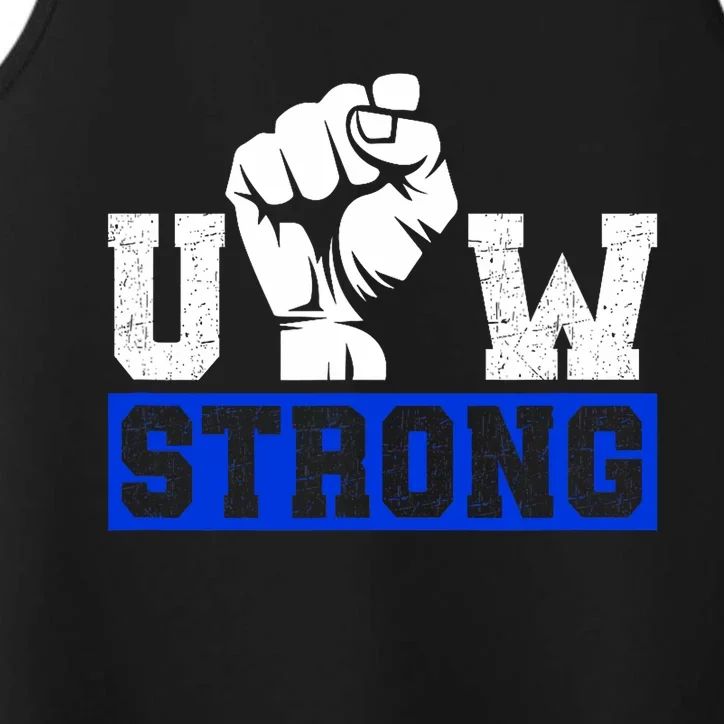 Stand Up Uaw Uaw Strike Uaw Proud Union Pride Uaw Laborer Worker Performance Tank