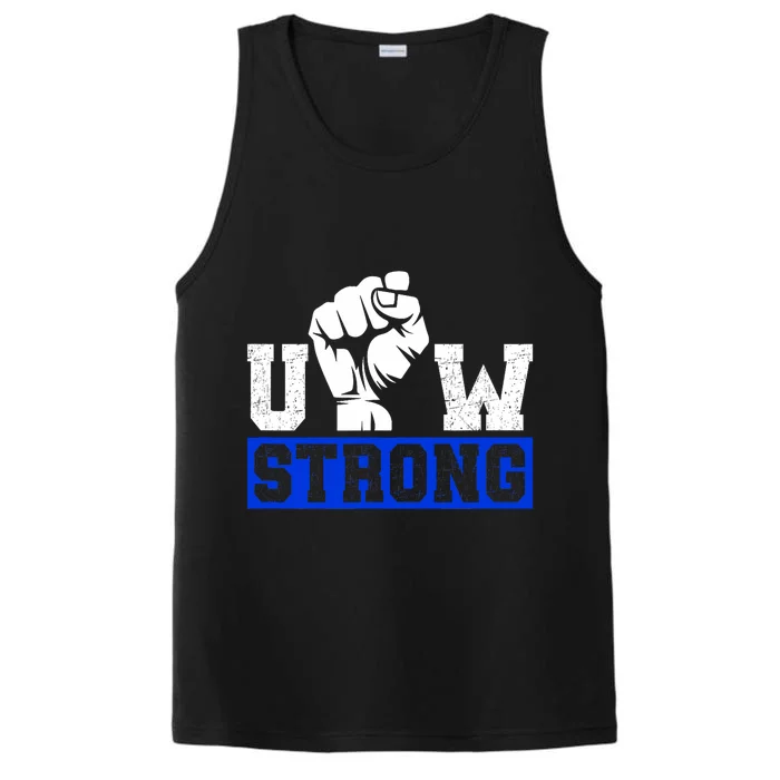 Stand Up Uaw Uaw Strike Uaw Proud Union Pride Uaw Laborer Worker Performance Tank