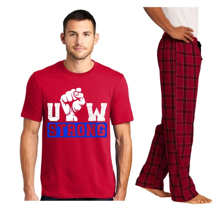 Stand Up Uaw Uaw Strike Uaw Proud Union Pride Uaw Laborer Worker Pajama Set