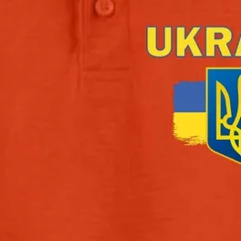 Support Ukrainian, Ukrainian Gift Dry Zone Grid Performance Polo