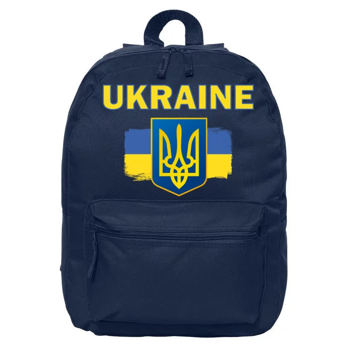 Support Ukrainian, Ukrainian Gift 16 in Basic Backpack